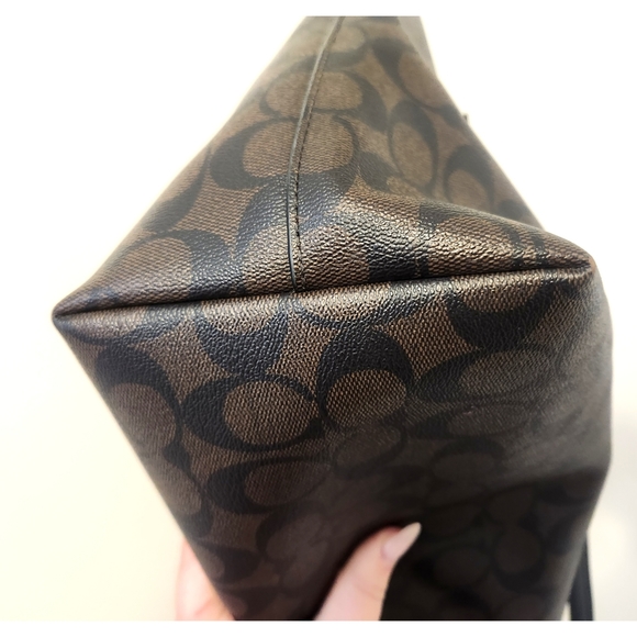 EUC! Coach Gallery Tote Signature Canvas in Brown/Black - Picture 9 of 16